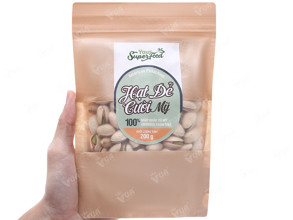 Bao bì hạt dẻ tẩm vị in ấn màu sắc nổi bật bắt mắt