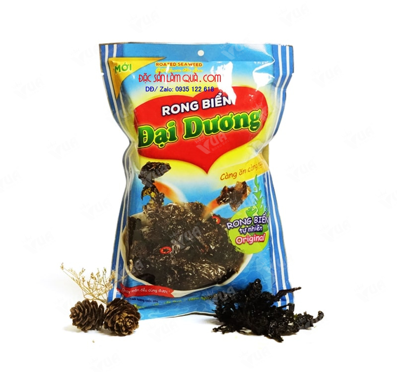 Công ty cung cấp bao bì rong biển sấy cao cấp số lượng lớn 8 Mẫu bao bì rong biển sấy in 2 mặt màu sắc nổi bật